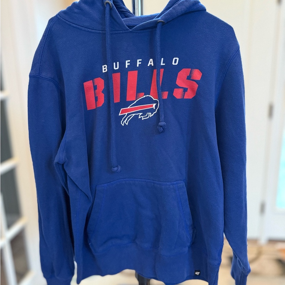 47 Buffalo Bills Blue and Red Hoodie